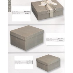 Κουτιά Δώρων Ασημί Απομίμηση Ξύλου